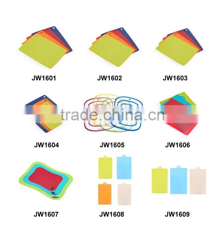 Cheap clear flexible cutting board the chopping board color coding cutting mat set