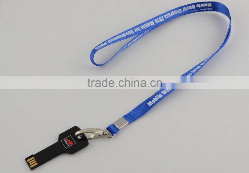 Key chain pen drive with customized logo printing portable mini flash drive