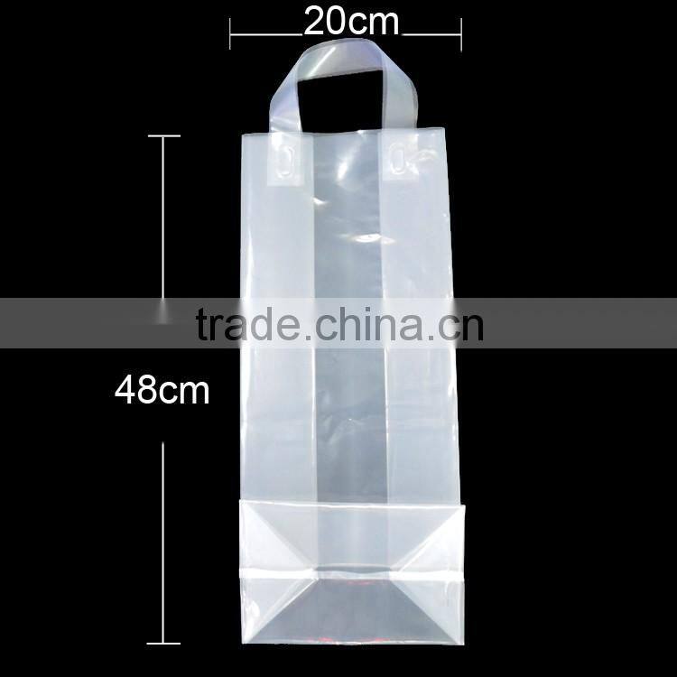 custom size clear plastic stand up pouch with side gusset accept custom printing