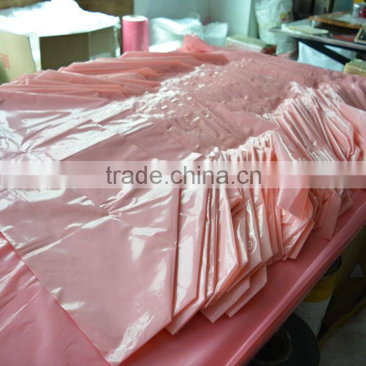 custom printing ldpe square bottom plastic bag China manufacturer