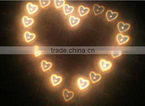 New style heart-shape diffraction glasses paper with high quality