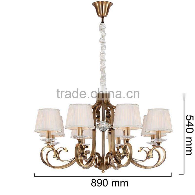 2015 new led wrought iron chandelier in china