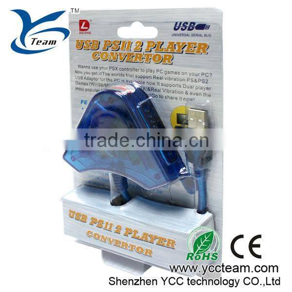 Brand new! for PS1 PS2 PSX to PC USB Controller Adapter Converter usb convertor usb convertor for ps2