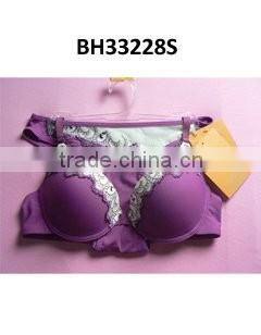 Top Sale Womens Underwear Printed Cotton Sexy Christmas Bra Set