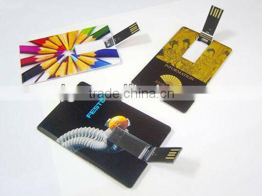 Plastic Promotional Flash Memory Card from China Factory