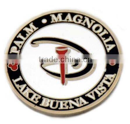 Promotional ABS plastic golf ball marker with logo