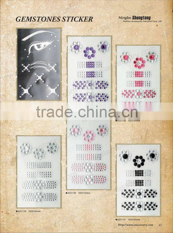 DIY Gemstones Sticker, Acrylic Sticker for Telephone Decoration, Eye Sticker