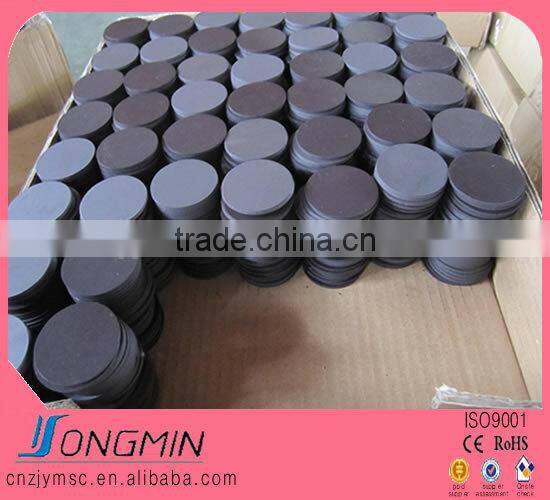 axial magnetized magnet round rubber