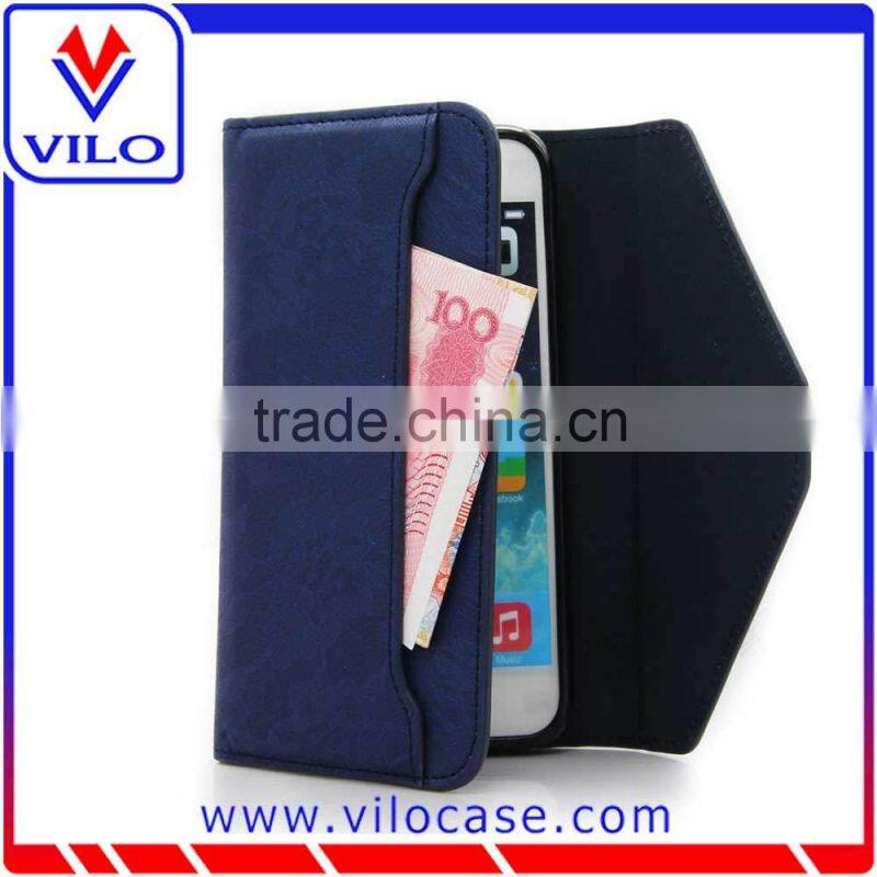 Luxury high quality wallet leather case for iphone 6s