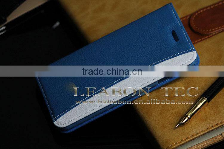 Wholesale new hot selling For iPhone 6 plus real leather case nice price made in China