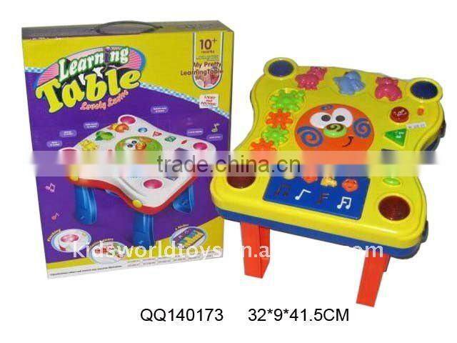 Baby learning table sound with music
