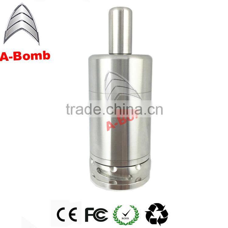 New Arrival!!2015 A-bomb Best Hot Sale Top Quality Vaporizer 1:1 Clone Rose v2s Atomizer With Air Flow Control