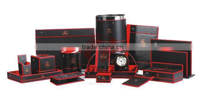 Customerized square leather tissue box for sale