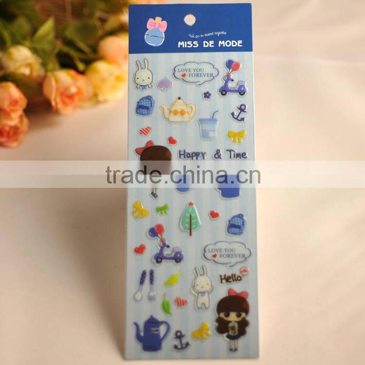 China factory custom shape clear epoxy resin sticker for promotion gift