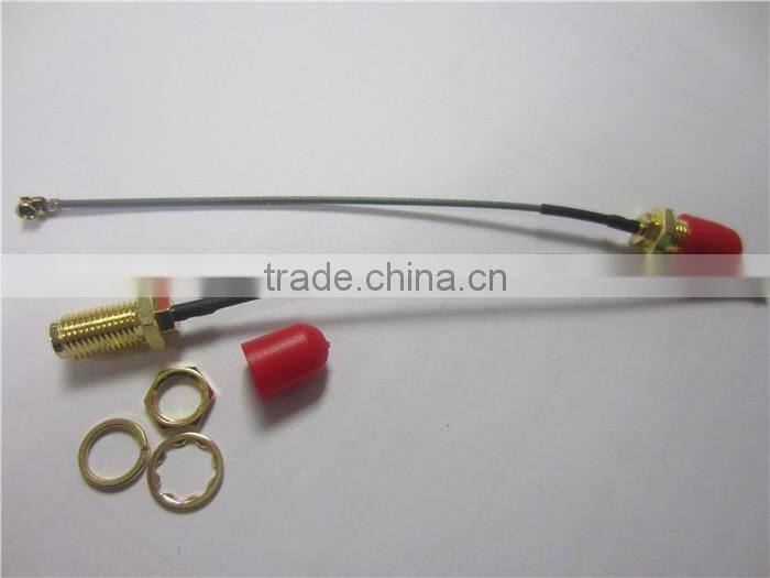 10cm Mini U.FL / IPEX to RP-SMA Antenna WiFi Wireless WAN Pigtail Cable IPX Bulkhead