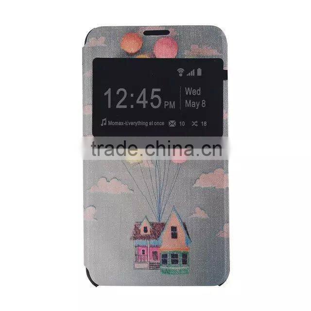 PU sublimation print custom cell phone case for SONY E4 edge