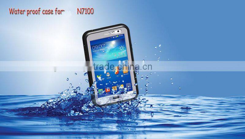 Newest hard PC Material waterproof case for Samsung galaxy note 2