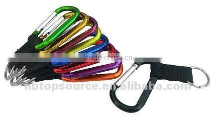 TC-453 2013New Hot Sale Mini Aluminum D Shape Camping Carabiner For Promotion