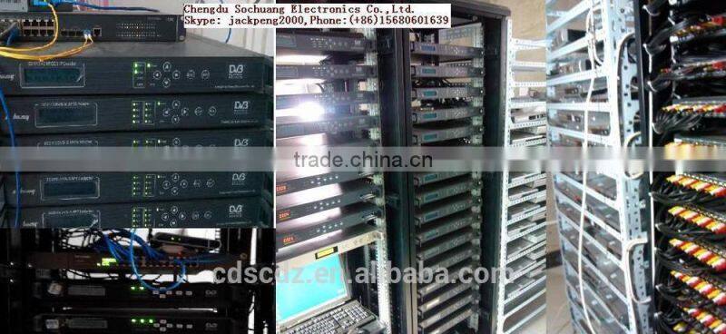 32 IP QAM Modulator / IPTV Converter / IP QAM Multiplexer scrambler