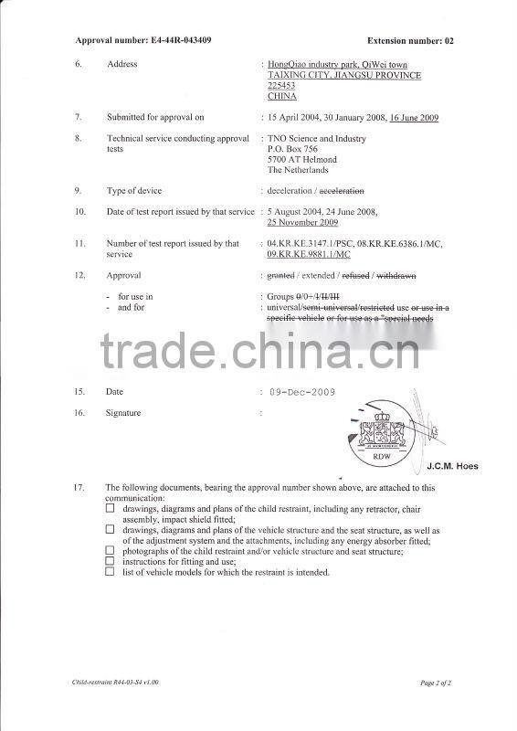 Baby Stroller 3 in 1 Europe Standard EN1888 Push Chair