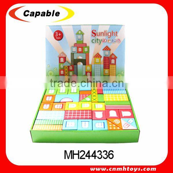 Educational wooden toys wooden building blocks Toys, creative building block toys