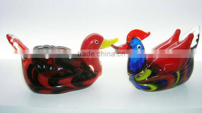 Multi color blown murano glass fish gifts & crafts
