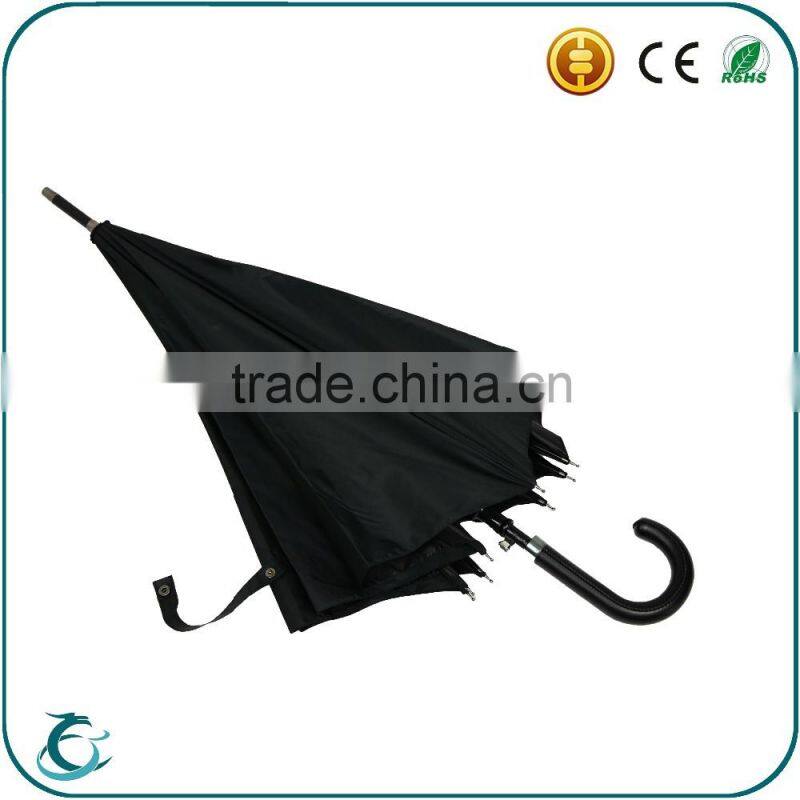 25 inch auto open fiberglass frame classical rain umbrella