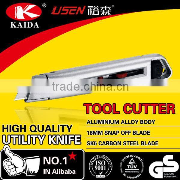 2pcs Trapezoid blade Zinc alloy Fixed Blade OEM Utility Cutter