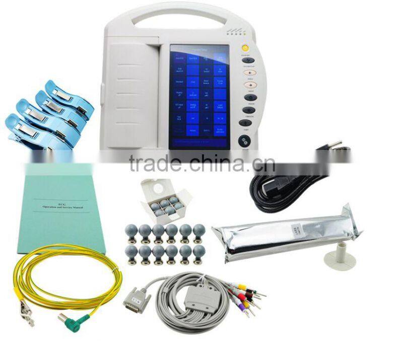 Wholesale 12 Leads ECG EKG Machine Interpretation Hospital Equipment