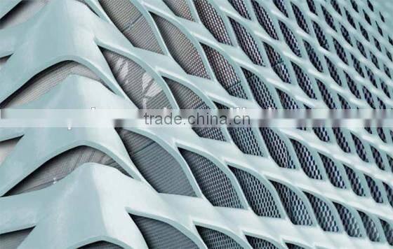 Stretch powder coated expanded Metal Mesh