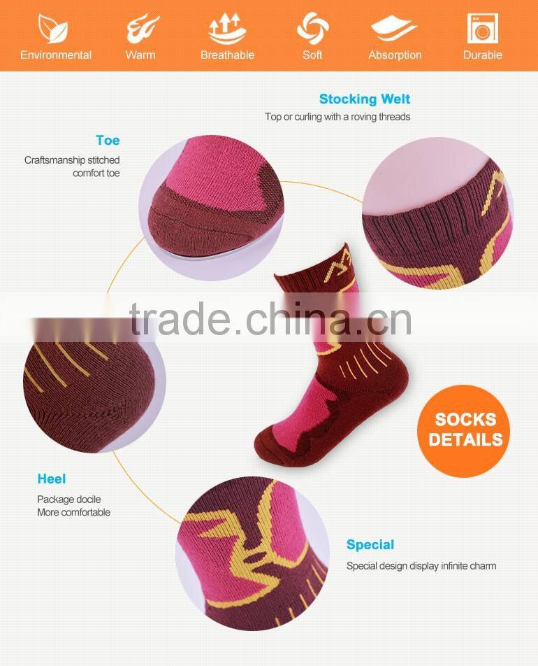 selective terry functional outdoor athletic socks