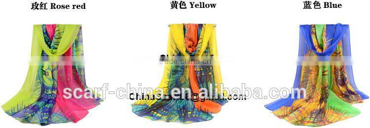 Large chiffon scarf wholesale