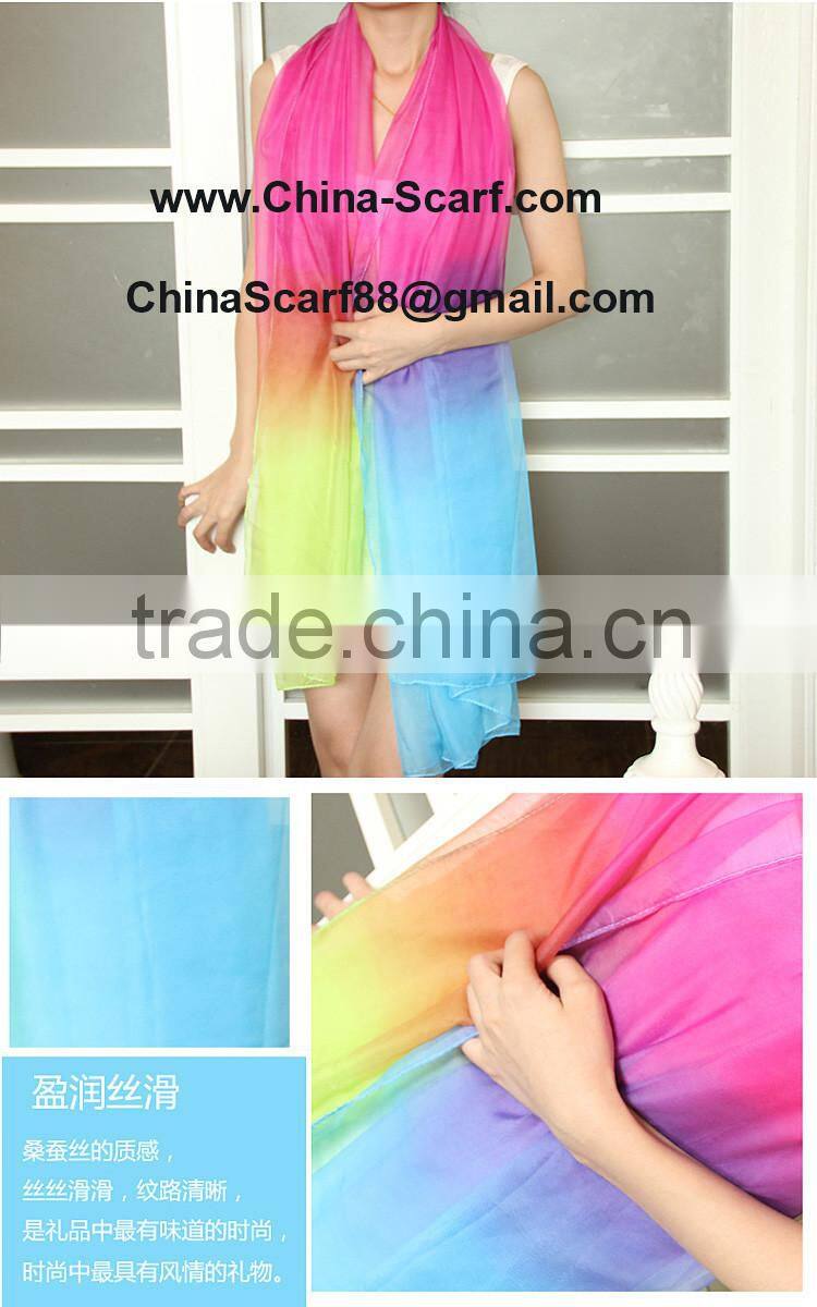 Wholesale fashion beach silk scarf