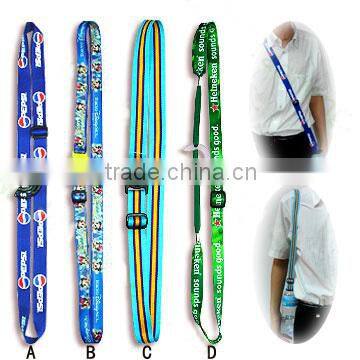 Heat transfer printing water bottle holder lanyard