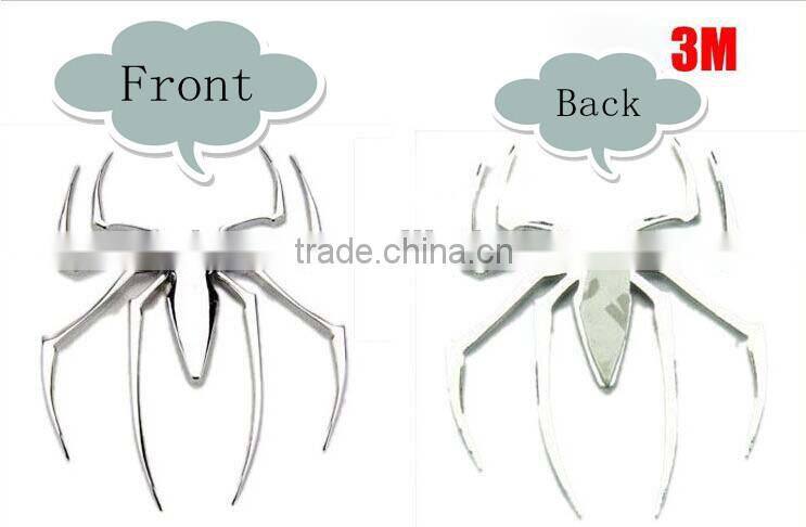 New arrival adhesive car sticker chrome car logo 3M sticker