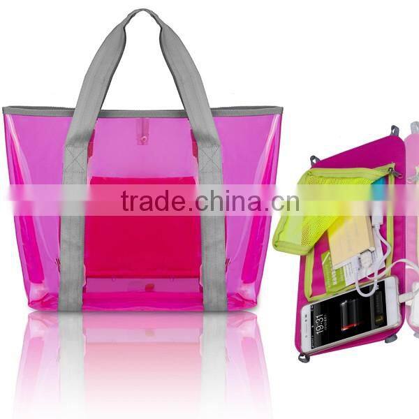 6W Solar Beach Bag for Camping