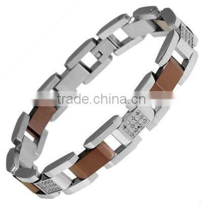 Stainless Steel link bracelet Crystal Pave Crystal Bracelet Jewellery Manufacturer & Factory & Supplier
