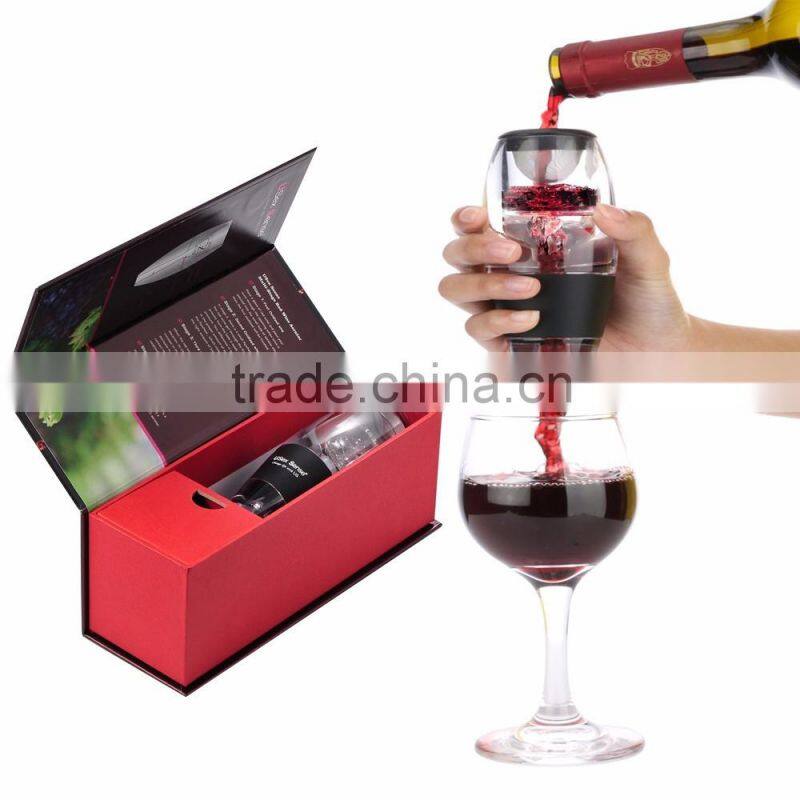 4 Stage Magic Red Wine Decanter to Improve Wines and Add Air with Best Wine Aeration