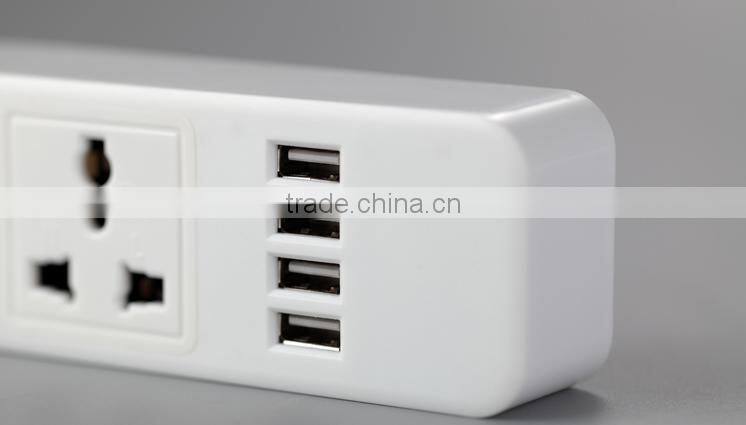 2500w power extension socket with USB charging port