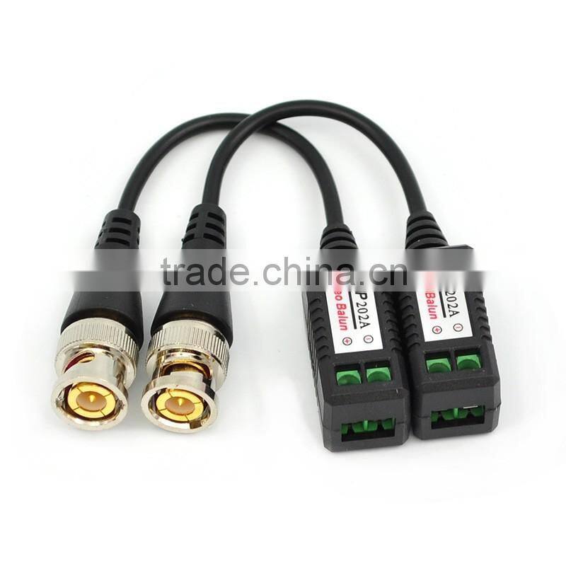 Video Balun for CCTV System support 350-500M UTP-202A