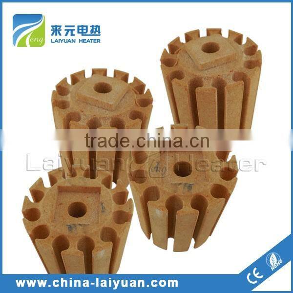 China Cheap New White Refractory Ceramic Parts For Element