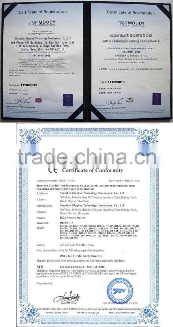 Dinghua digital hot air bga repair station,repair laptop mobile psp xbox DH-380