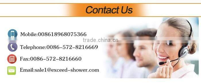 6mm glass shower screen for bath tub with side panel EX-222