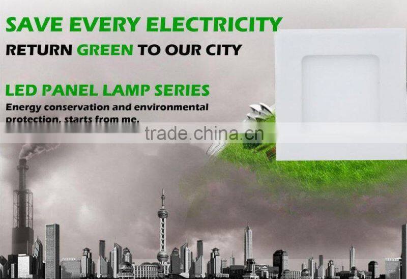 High Power 18 Watt LED Panel Light Square Recessed Lighting Fixture Kit