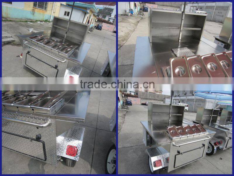 2015 hot sales best quality juice hot dog cart bakery hot dog cart popcorn hot dog cart