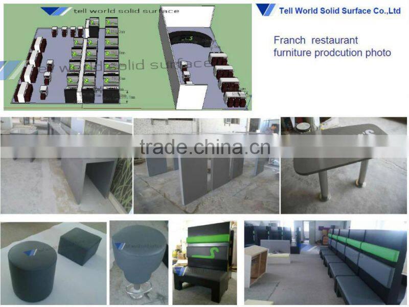 China restaurant furniture KFC/Mcdonald/Fast food restaurant dining table