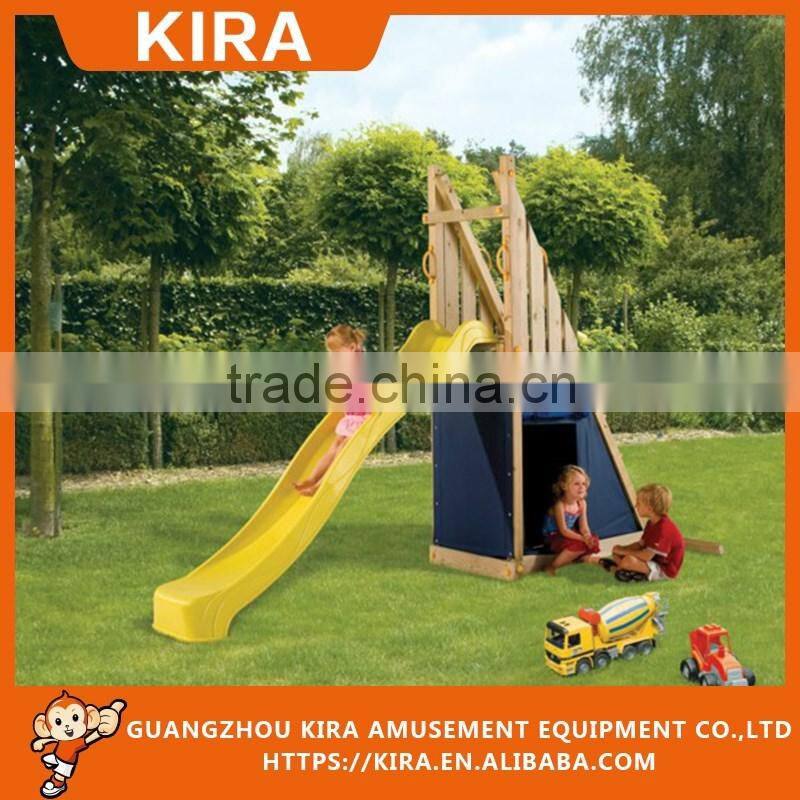 KIRA Outdoor Preschool Children Plastic Playground Slide For Sale