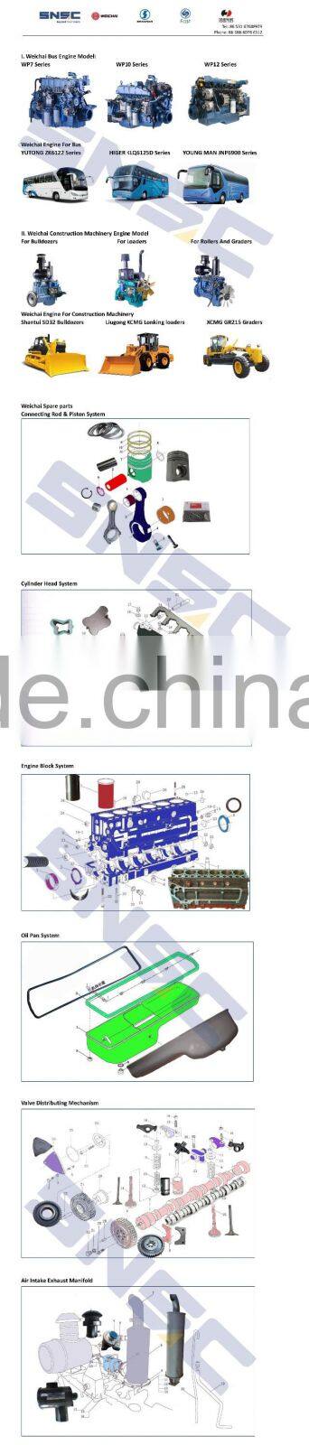 Weichai wd615 for sino truck loader engine spare parts 612630020017 connecting rod