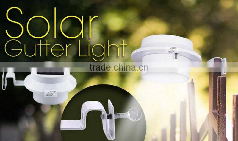 3 led 1.2V/1200mAh shenzhen PMMA waterproof solar light for garden street