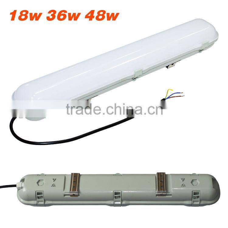 100-240V 18W 36W 48W PC led tri-proof light